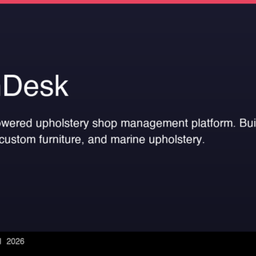 StitchDesk Launches as the First Operating System Built Specifically for the Upholstery Industry