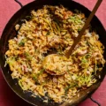 Georgina Hayden’s quick and easy recipe for crab and spring onion fried rice | Quick and easy